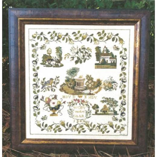 Samplers Not Forgotten - Dutch Rose Garden