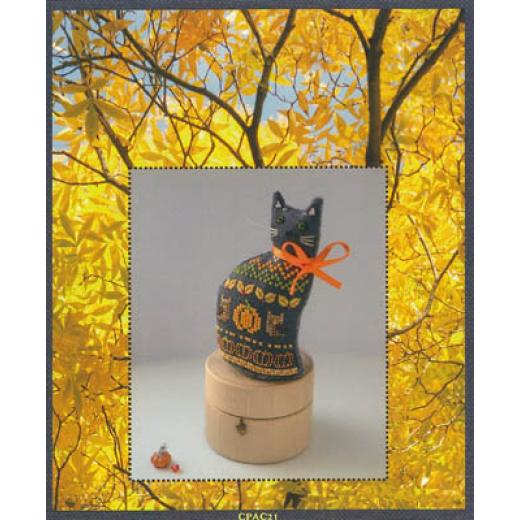 Cotton Pixels - 3D Autumn Cat