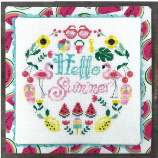 Tiny Modernist - Summer Wreath (Stickvorlage)