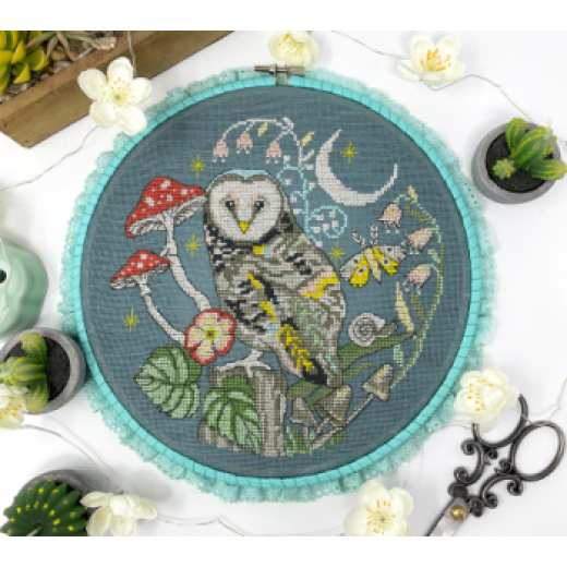 Tiny Modernist - Nighttime Owl (Stickvorlage)