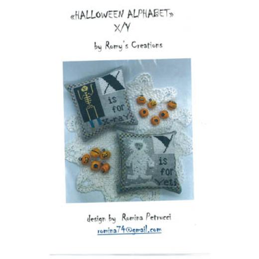Romys Creations - Halloween Alphabet - X & Y