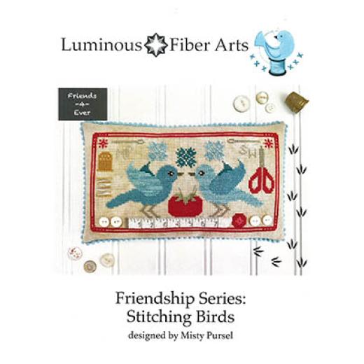 Luminous Fiber Arts - Friendship Series - Stitching Birds