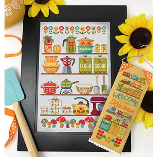 Tiny Modernist - 70s Kitchen (Stickvorlage)