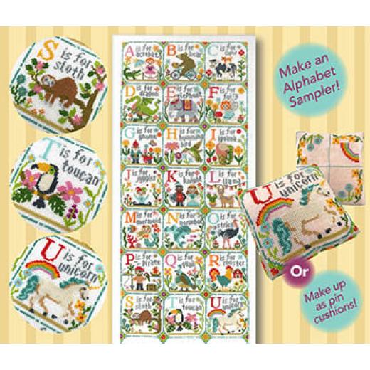 Tiny Modernist - Happy Alphabet 7 STU (Stickvorlage)