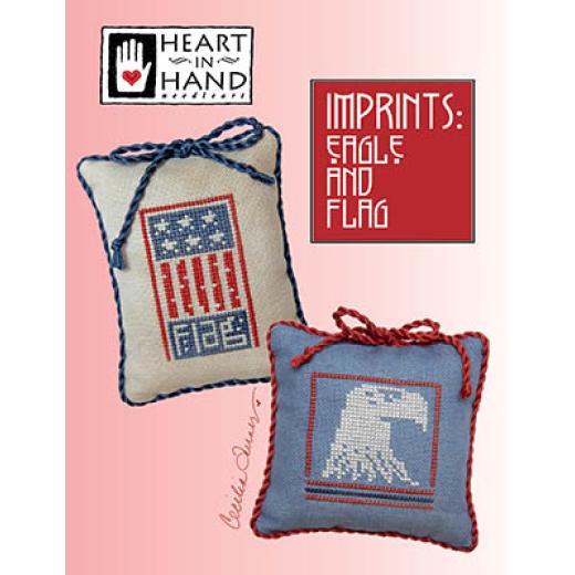 Heart In Hand Needleart - Imprints - Eagle And Flag