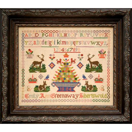 Hands Across The Sea Samplers - Emily Ann Greenaway 1884