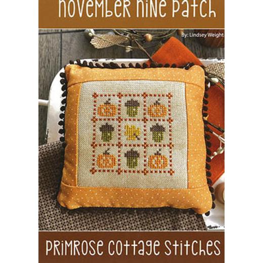 Stickvorlage Primrose Cottage Stitches - November Nine Patch