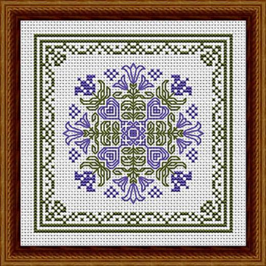 Happiness Is Heartmade - July Hearts Square With Red Roses