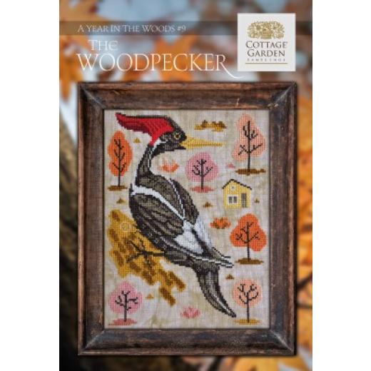 Cottage Garden Samplings - Year In The Woods 9 - The Woodpecker