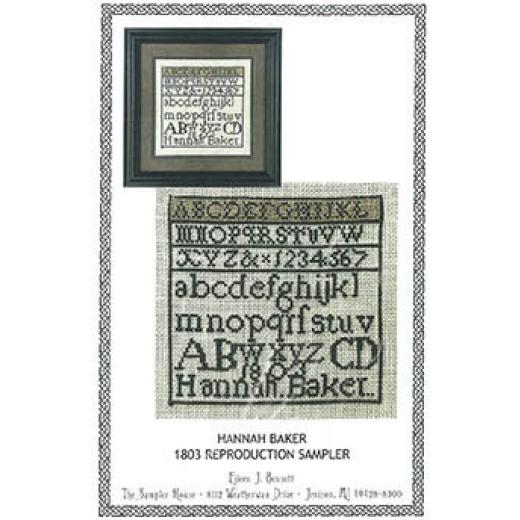Hannah Baker 1803 Sampler - The Sampler House (Stickvorlage)