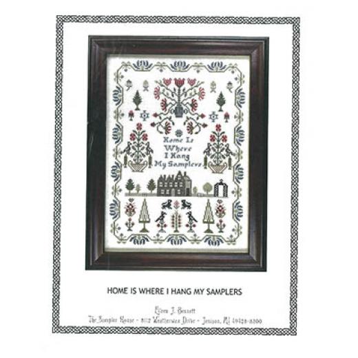 Home Is Where I Hang My Samplers - The Sampler House (Stickvorlage)