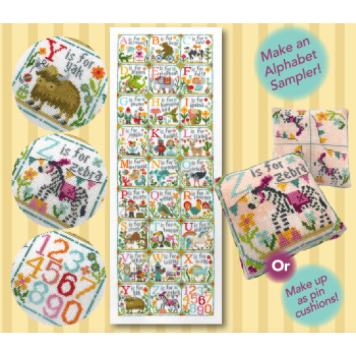 Tiny Modernist - Happy Alphabet 9 YZ (Stickvorlage)