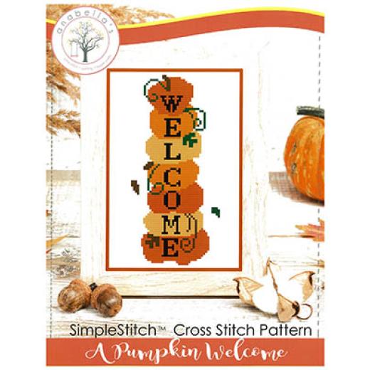 Stickvorlage Anabellas - Pumpkin Welcome