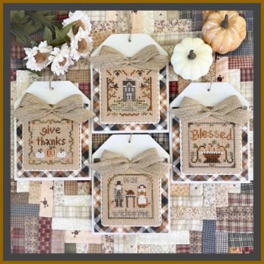 Stickvorlage Little House Needleworks - Cross Stitch Petites - Thanksgiving Petites