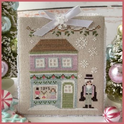 Stickvorlage Country Cottage Needleworks - Nutcracker Village 11 Drosselmeyers Toy Store