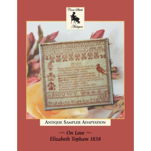 Stickvorlage Cross Stitch Antiques - On Love, Elizabeth Topham 1838