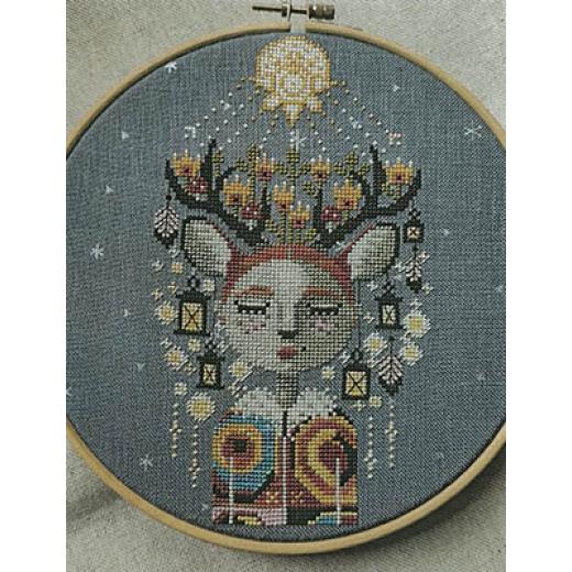 Stickvorlage Barbara Ana - Deer Dreams