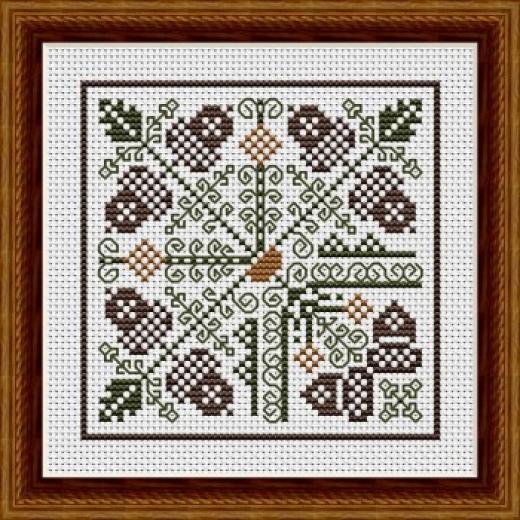 Acorn Corner - Happiness Is Heartmade (Stickvorlage)