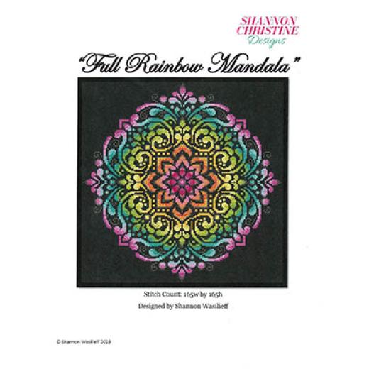 Full Rainbow Mandala 1 - Shannon Christine Designs (Stickvorlage)