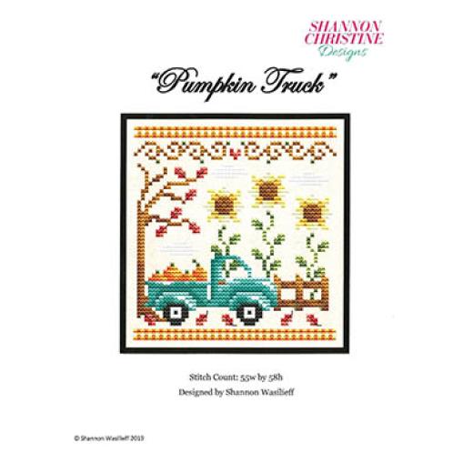 Stickvorlage Shannon Christine Designs - Pumpkin Truck