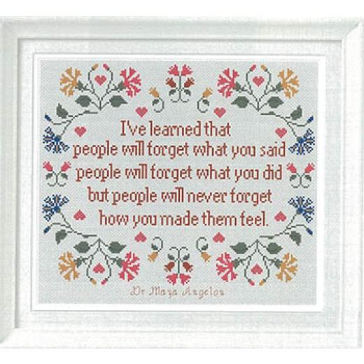 Stickvorlage Salty Stitcher Designs - Dr. Maya Angelou