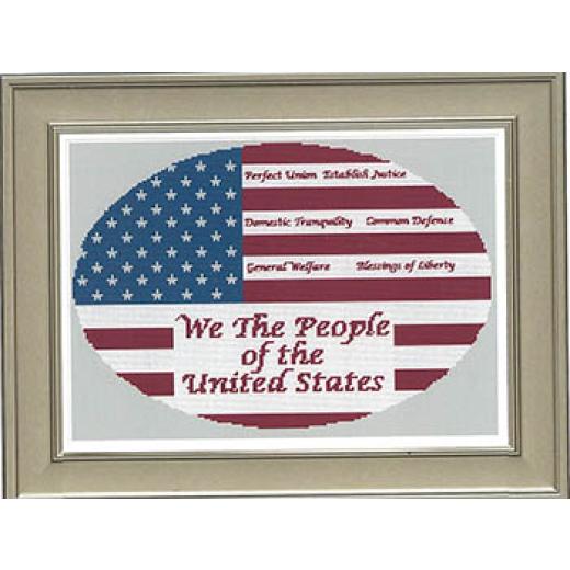 Stickvorlage Salty Stitcher Designs - We The People