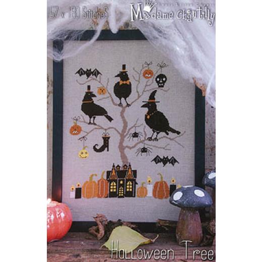 Stickvorlage Madame Chantilly - Halloween Tree