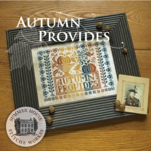 Stickvorlage Summer House Stitche Workes - Autumn Provides