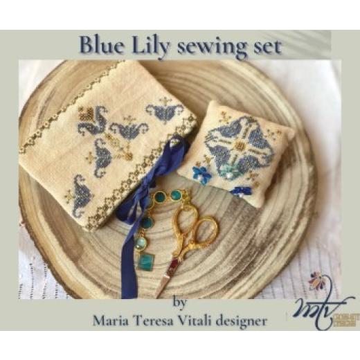 Stickvorlage MTV Designs - Blue Lily Sewing Set