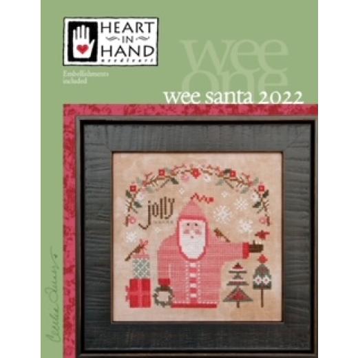 Stickvorlage Heart In Hand Needleart - Wee Santa 2022 (w/emb)