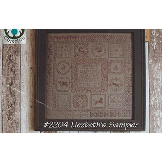 Stickvorlage Thistles - Liezbeths Sampler