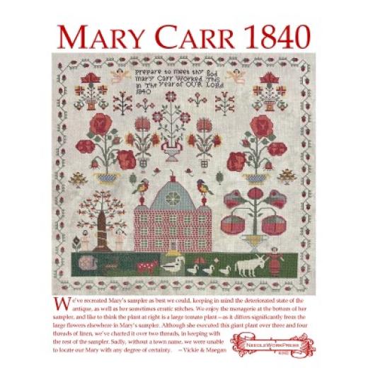 Stickvorlage Needle WorkPress - Mary Carr 1840