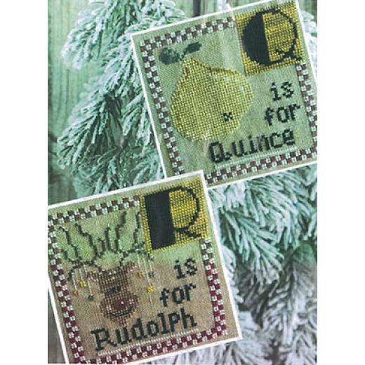 Christmas Alphabet - Q & R - Romys Creations (Stickvorlage)
