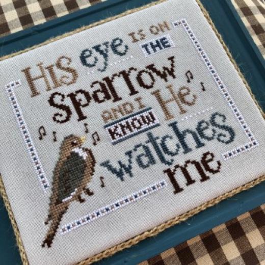 Stickvorlage Sweet Wing Studio - Singing Sparrow