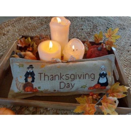 Stickvorlage Serenita Di Campagna - Thanksgiving Day Cuscinetto