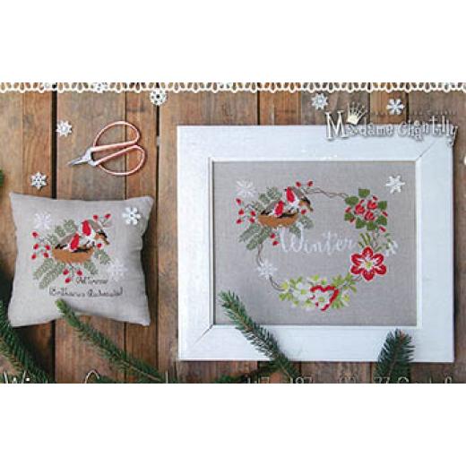 Winter Garland - Madame Chantilly (Stickvorlage)