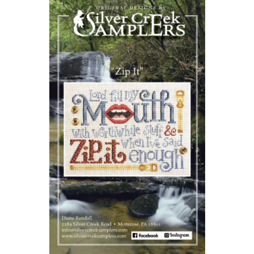 Stickvorlage Silver Creek Samplers - Zip It