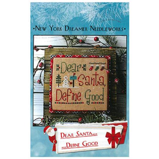 Stickvorlage New York Dreamer - Dear Santa Define Good