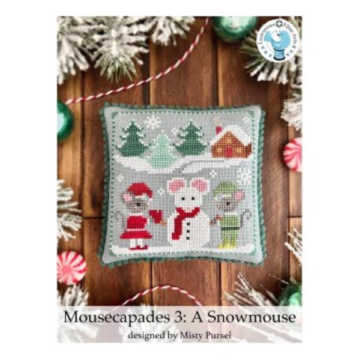 Stickvorlage Luminous Fiber Arts - Mousecapades 3 - A Snowmouse