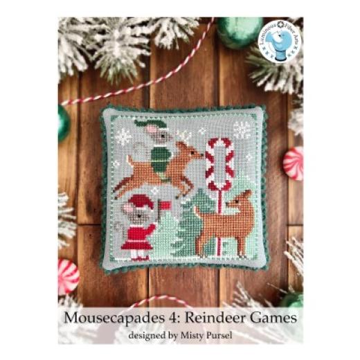 Stickvorlage Luminous Fiber Arts - Mousecapades 4 - Reindeer Games