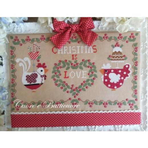 Stickvorlage Cuore E Batticuore - Christmas Is Love