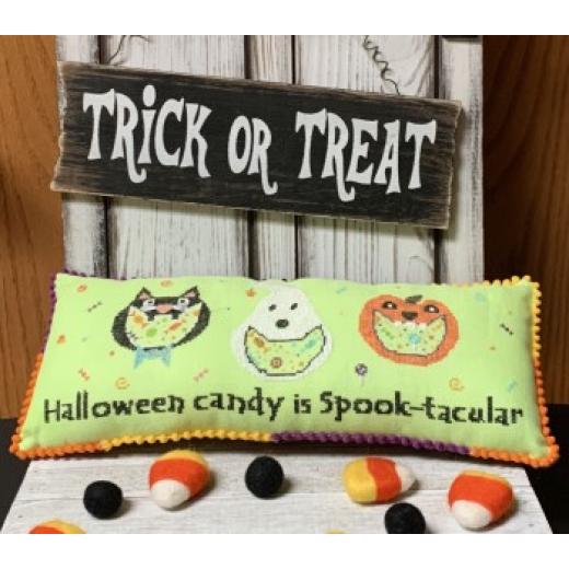 Stickvorlage Needle Bling Designs - Halloween Candy