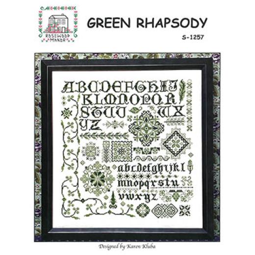 Stickvorlage Rosewood Manor Designs - Green Rhapsody