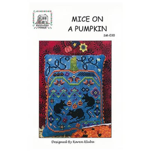 Mice On A Pumpkin - Rosewood Manor Designs (Stickvorlage)