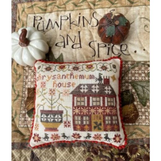 Stickvorlage Pansy Patch Quilts & Stitchery - Chrysanthemum House