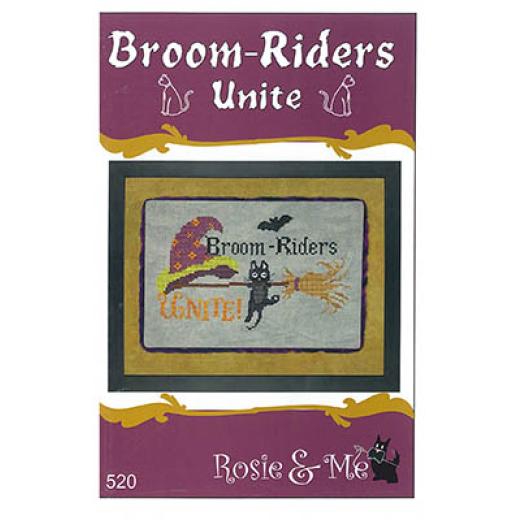 Stickvorlage Rosie & Me Creations - Broom Riders Unite 