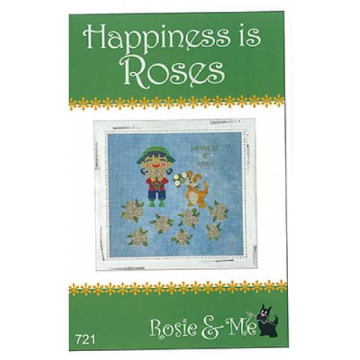 Stickvorlage Rosie & Me Creations - Happiness Is Roses