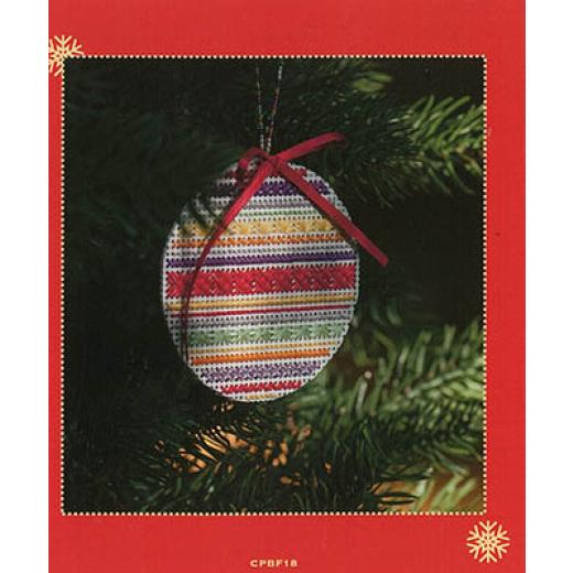 Striped Ball - Cotton Pixels (Stickvorlage)