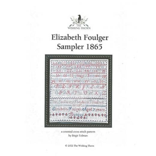 Stickvorlage The Wishing Thorn - Elizabeth Foulger Sampler 1865