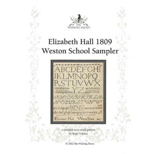The Wishing Thorn - Elizabeth Hall Sampler 1809 - Ausverkauf